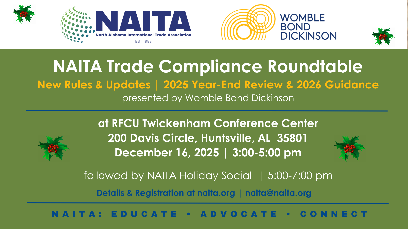 NAITA Trade Compliance Roundtable