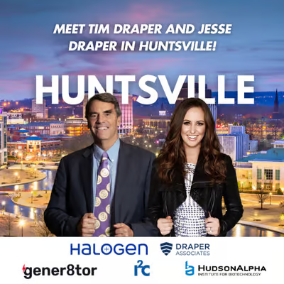 🚀 HSV Startup Pitch Event / Presented by Halogen VC + Draper Associates